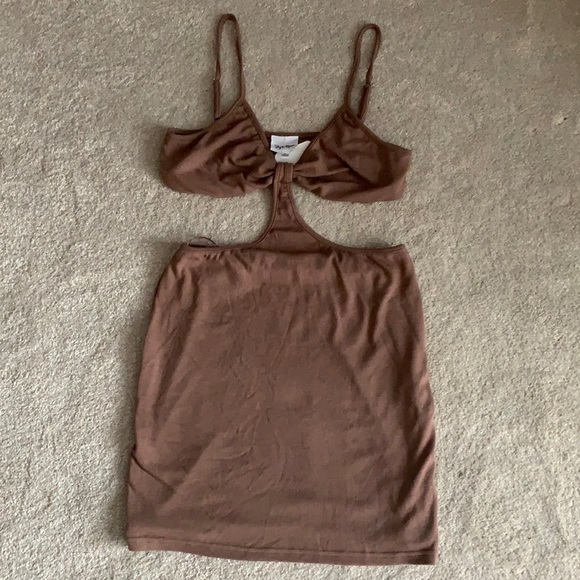 Sky To Moon Cut Out Tank Dress - Picture 1 of 7